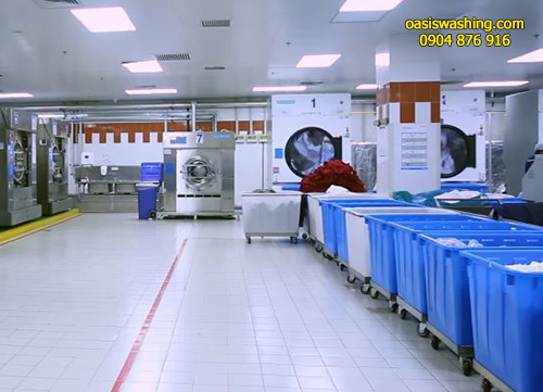 lắp đặt máy sấy công nghiệp cũng phụ thuộc vào loại máy giặt công nghiệp